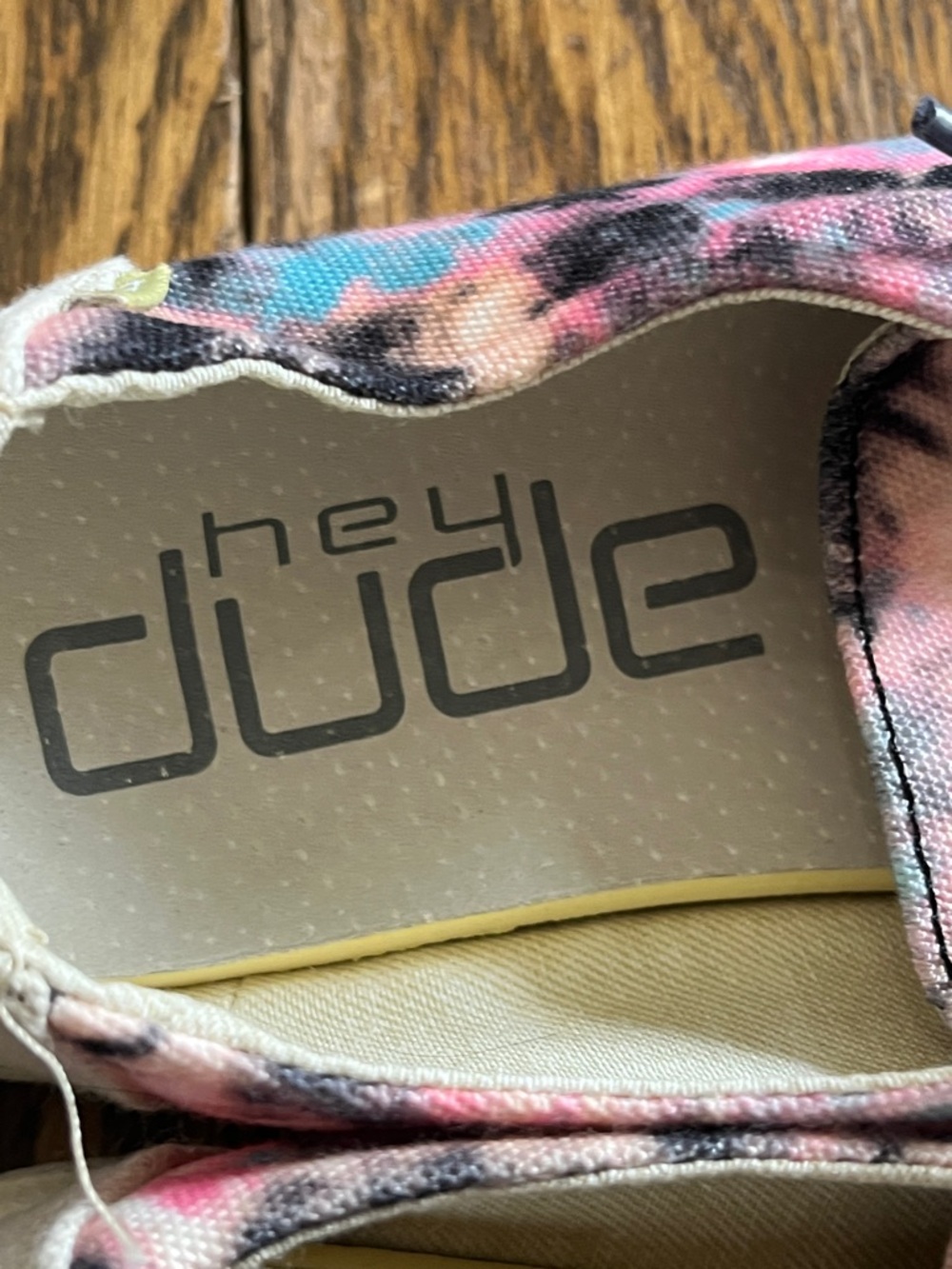Hey Dude Tie-Dye Slip-On Shoes - Pink | Blue | Black - Picture 4 of 5